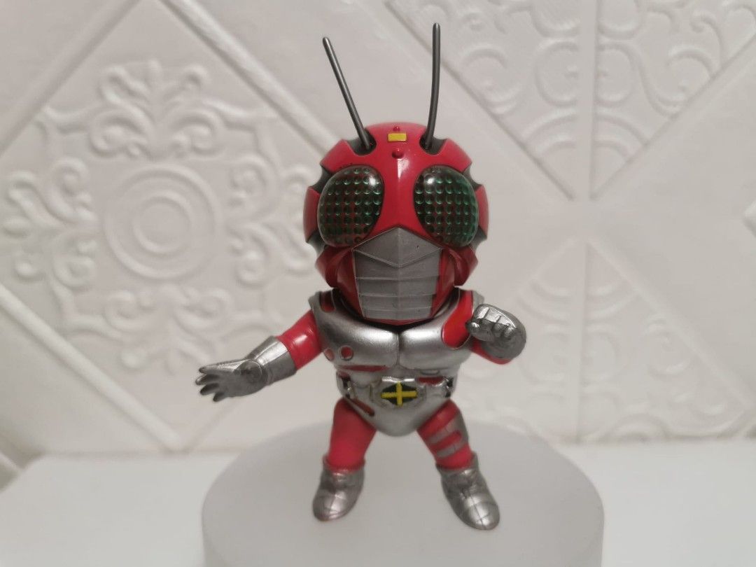 人形 舊物改造SD Figure 幪面超人ZX 加燈改裝眼部腰帶閃爆變身, 興趣