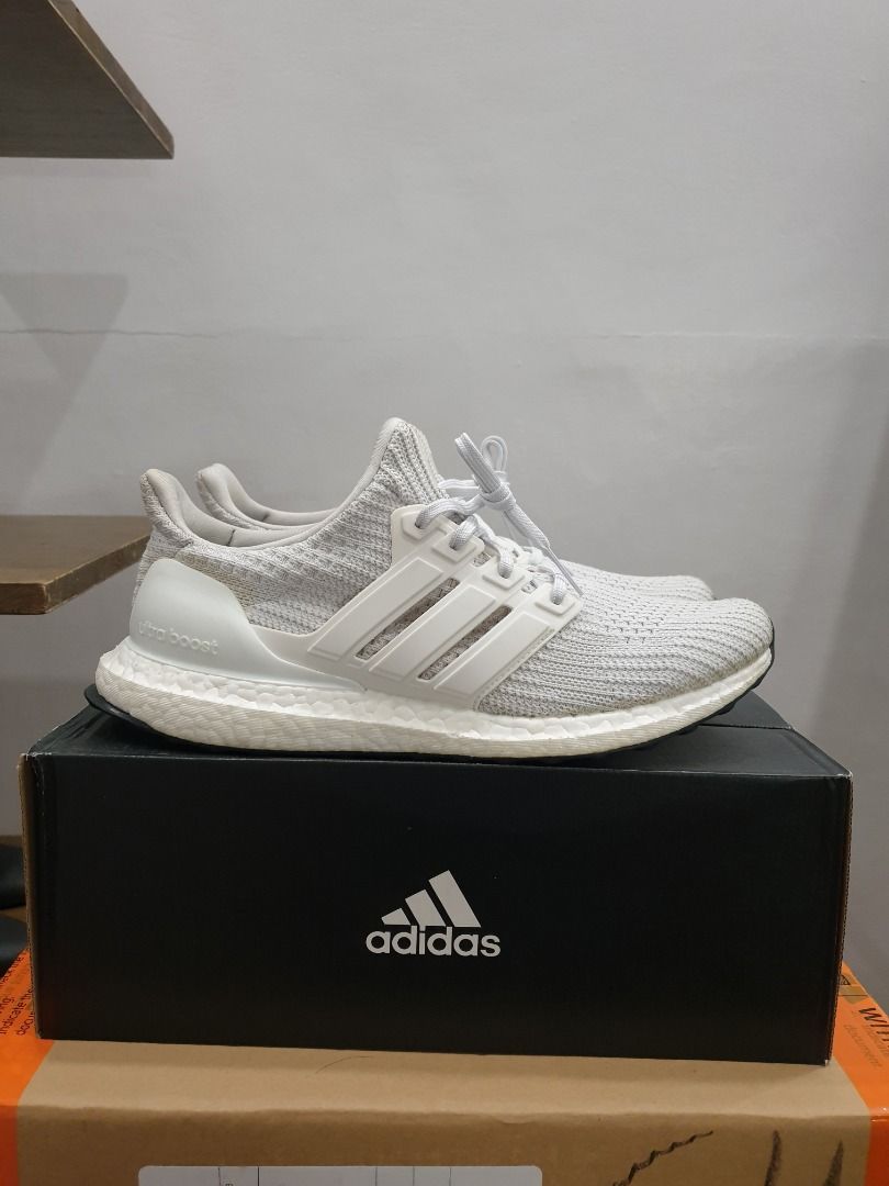 Adidas Ultraboost 4.0 DNA triple white size 9.5us Men s Fashion