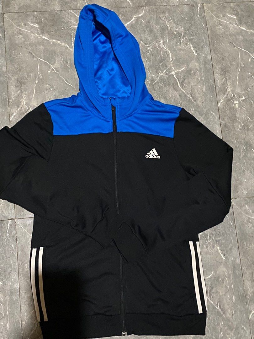 Adidas zip up hoodie jacket on Carousell