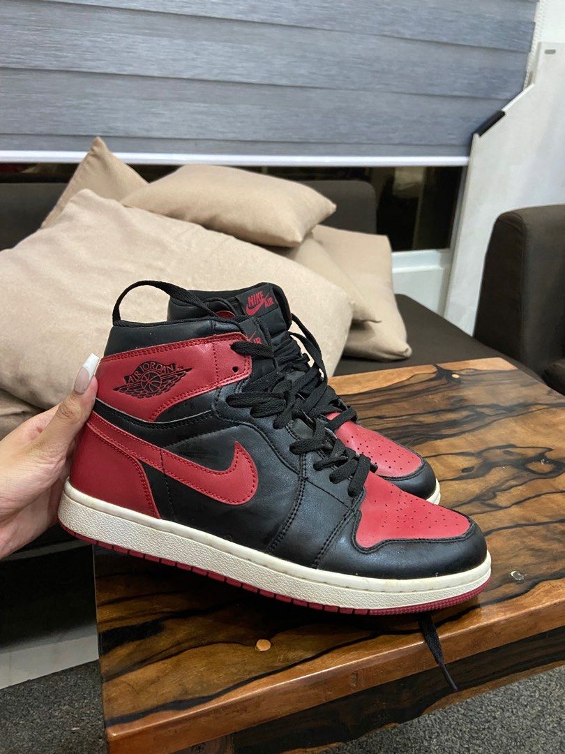 air jordan black red