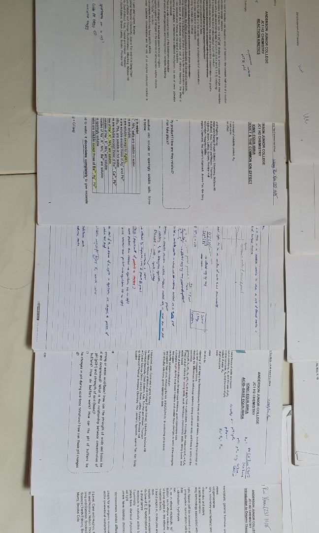 AJC H2 Chemistry Notes, Hobbies & Toys, Books & Magazines, Textbooks on ...