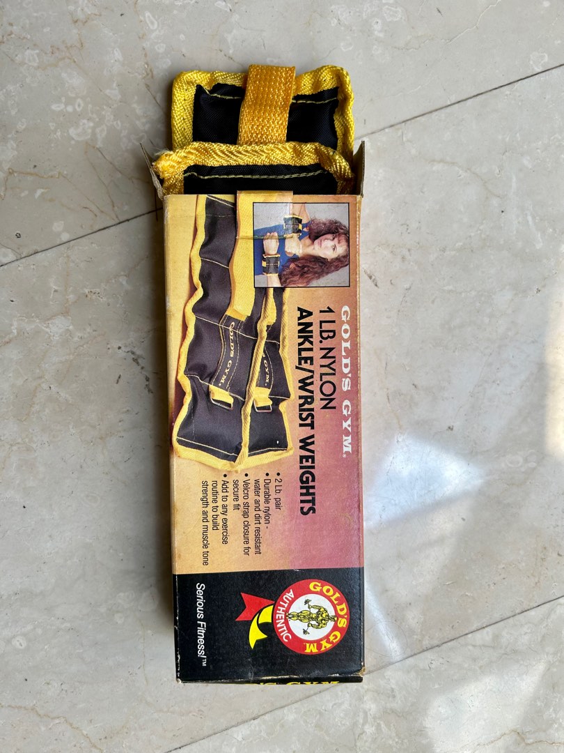 Gold's gym shop wrist weights