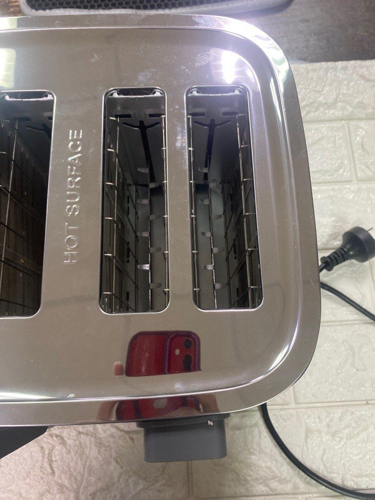 Anko Stainless 4 Slice Bread Toaster Stainless Steel Heavy Duty on