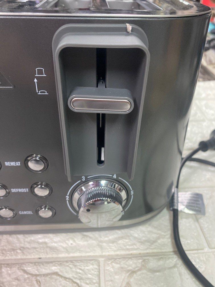 Anko Stainless 4 Slice Bread Toaster Stainless Steel Heavy Duty on