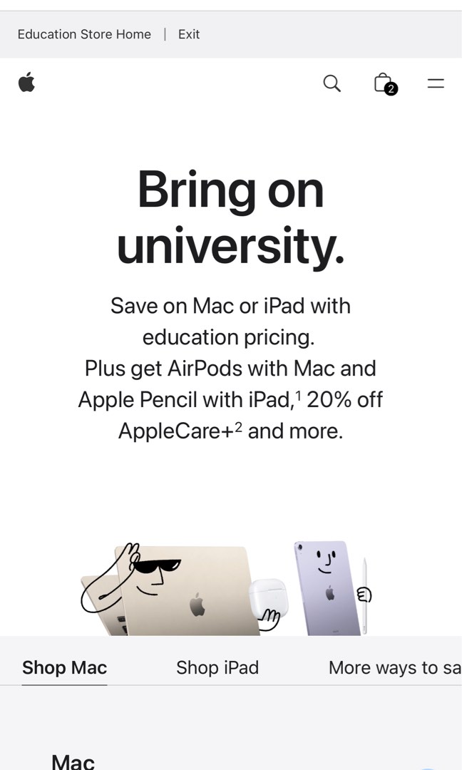Apple Education promo, Mobile Phones & Gadgets, Tablets, iPad on Carousell