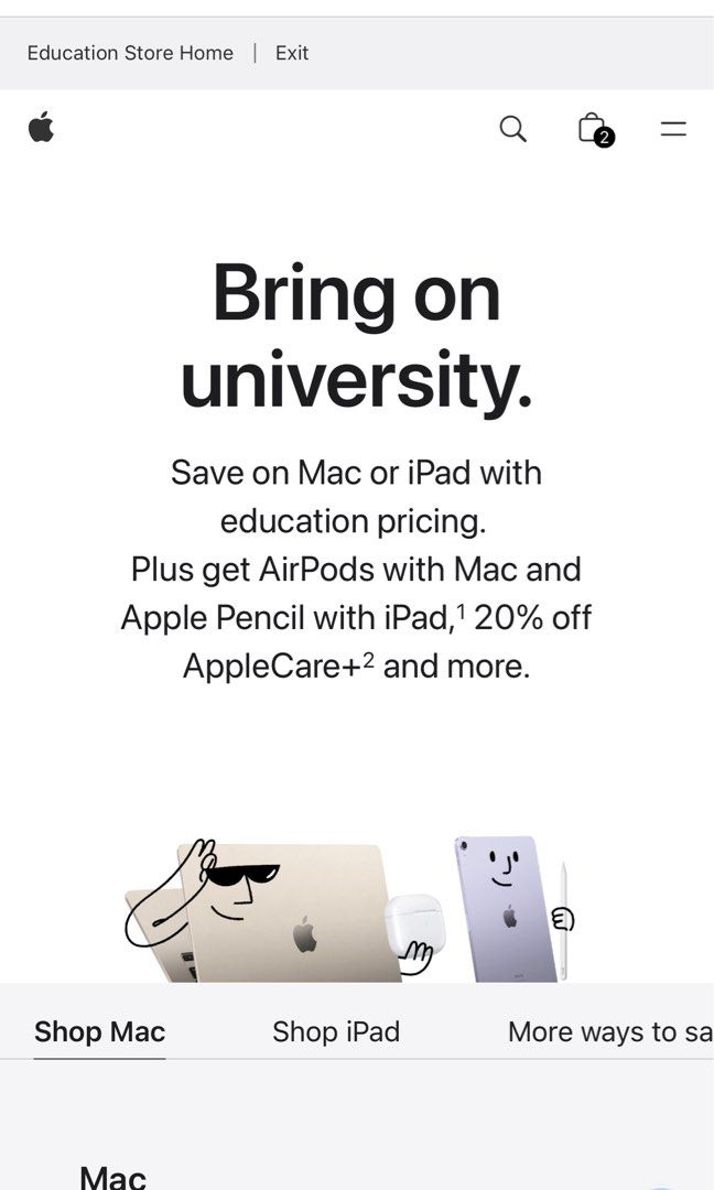 Apple Education promo, Mobile Phones & Gadgets, Tablets, iPad on Carousell