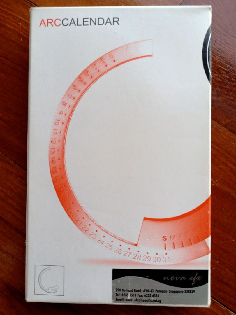 Arc Calendar, Hobbies & Toys, Stationery & Craft, Other Stationery