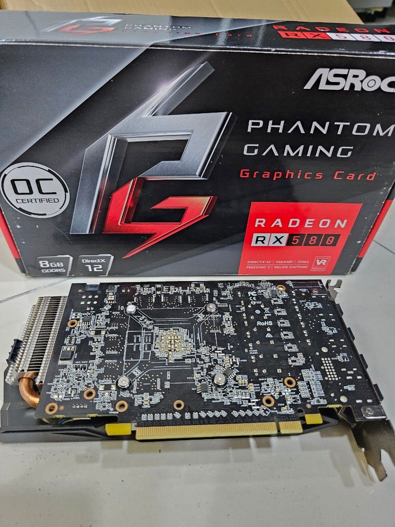 Asrock radeon rx580 8gb phantom gaming d oc sales