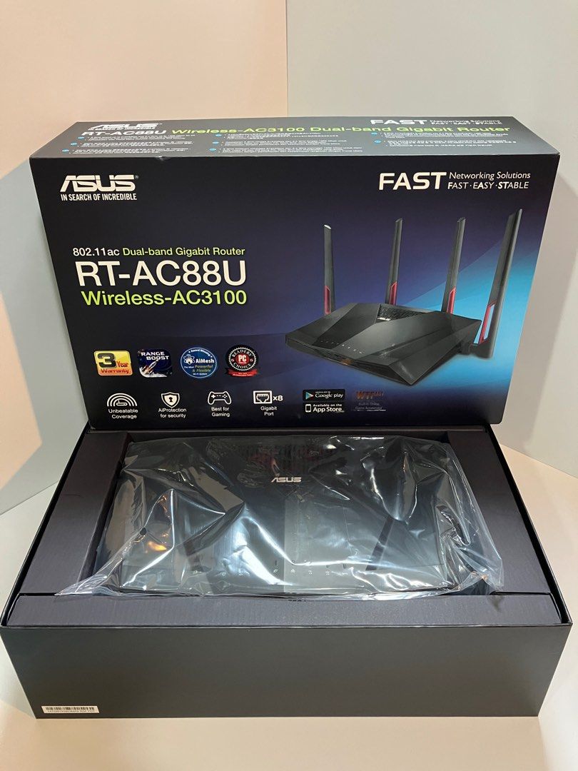 Asus RT-AC88U, 電腦＆科技, 電腦周邊及配件, Wifi及上網相關產品