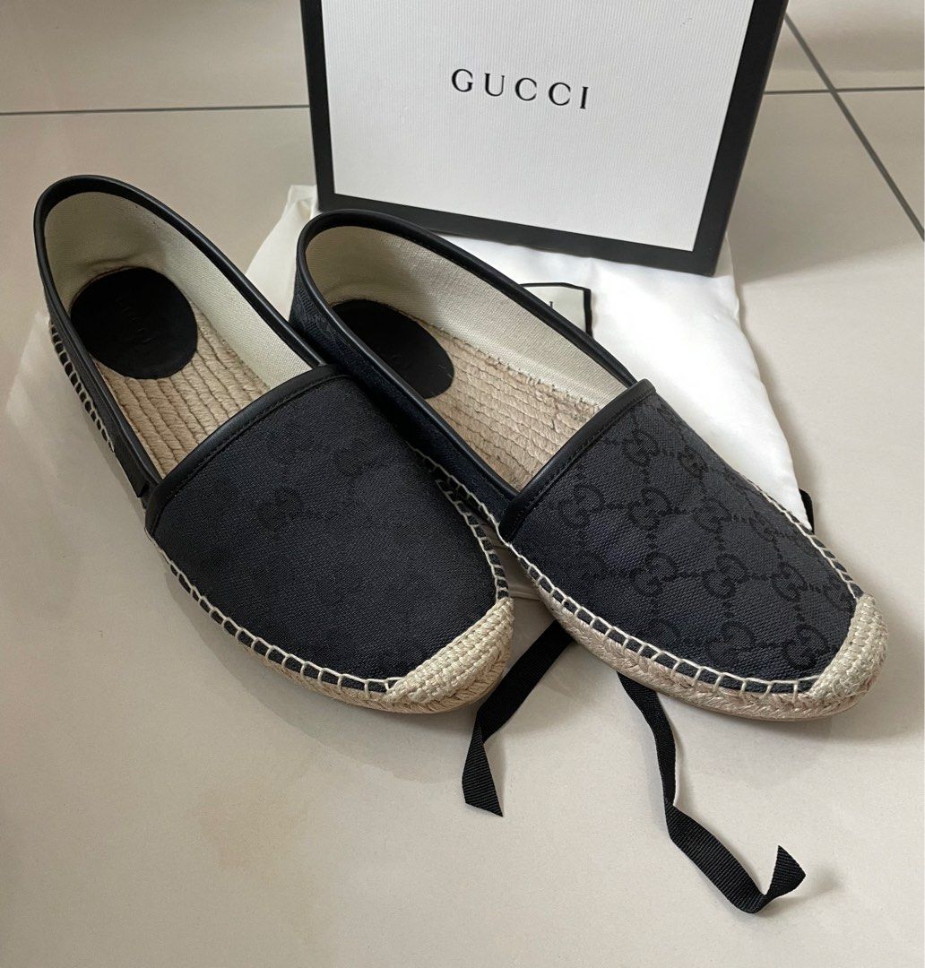 Gucci Leather Slip Ons, Luxury, Sneakers & Footwear on Carousell