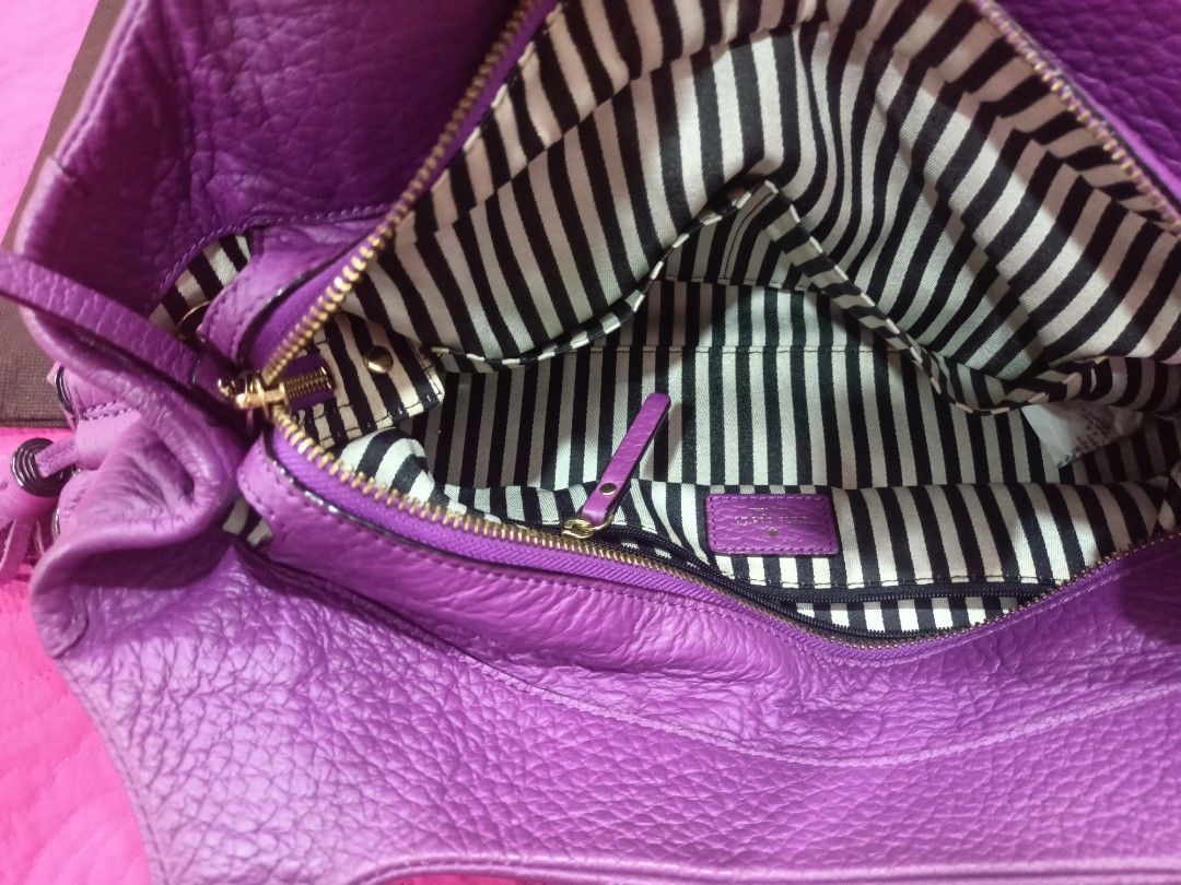 KATE SPADE Purple Leather Mini Tote-Crossbody #25302 – ALL YOUR BLISS
