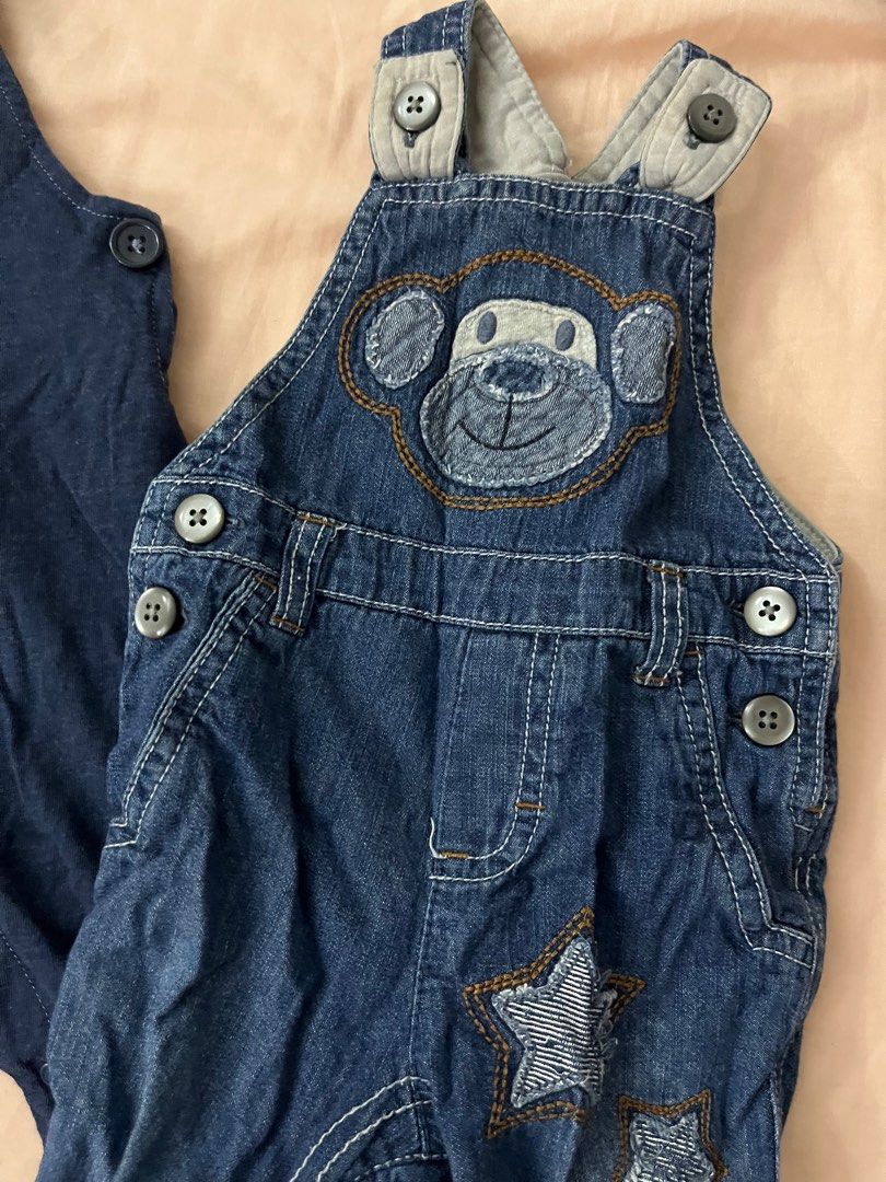 Baby boy dungarees sales uk