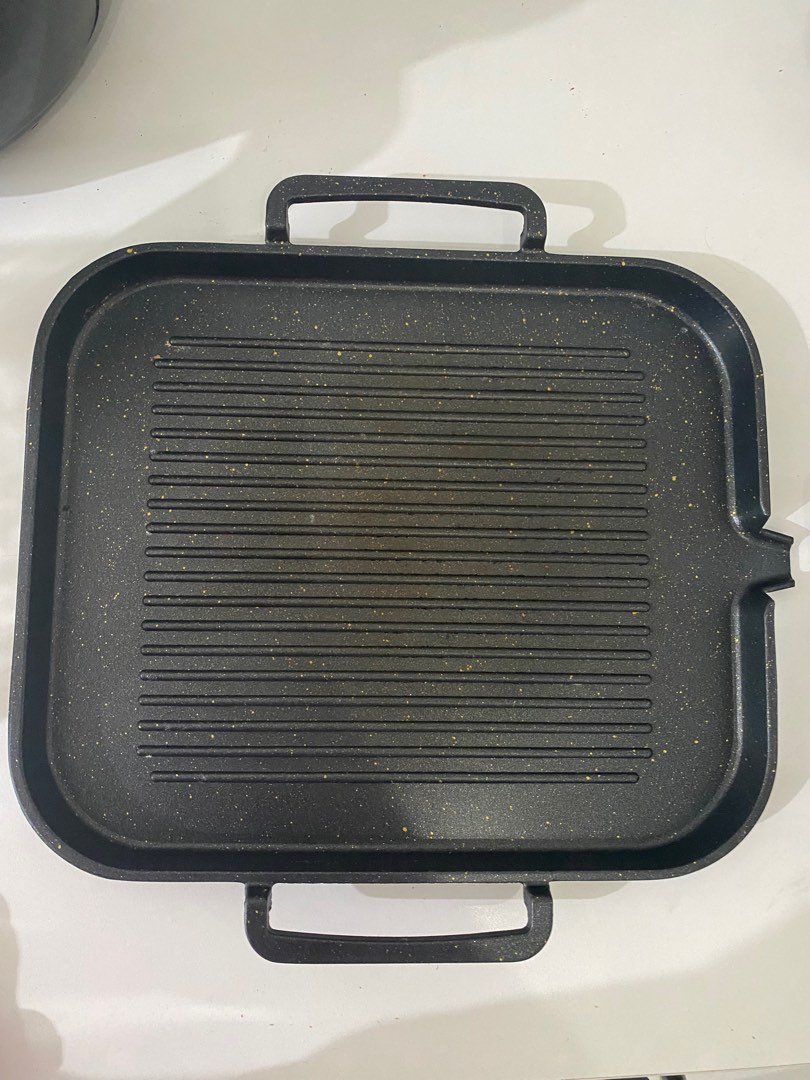 Hot plate Korean Induction/ Gas /Ceramic Stove Friendly BBQ Grill Pan