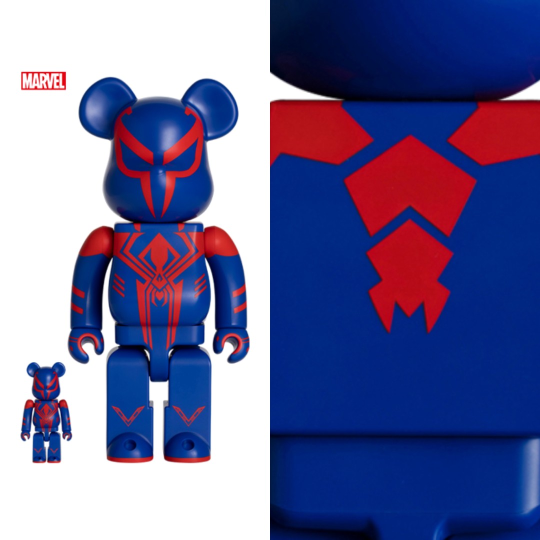 Bearbrick SPIDER-MAN 2099 100% & 400%, Hobbies & Toys, Toys