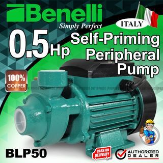 BENELLI 0.5HP 370W Self Priming Jet Booster Water Pump (BLP50) *LIGHTHOUSE ENTERPRISE*