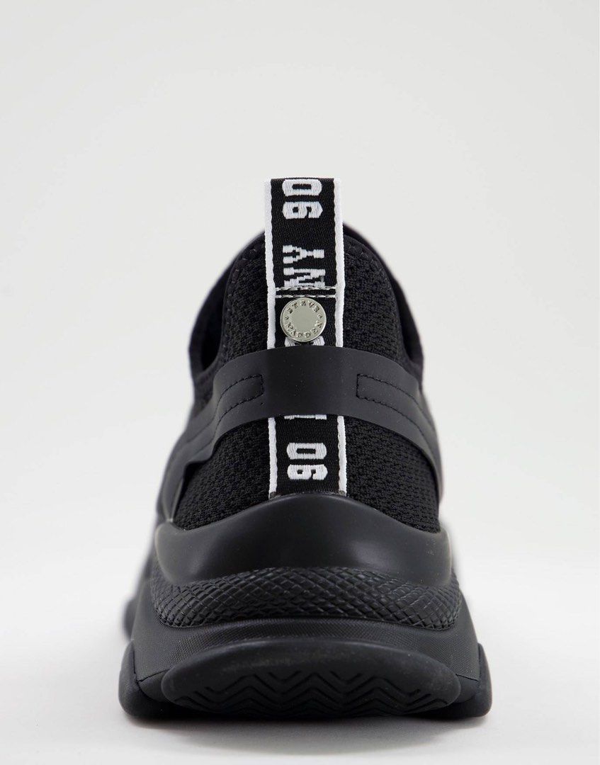 Chunky trainers black top