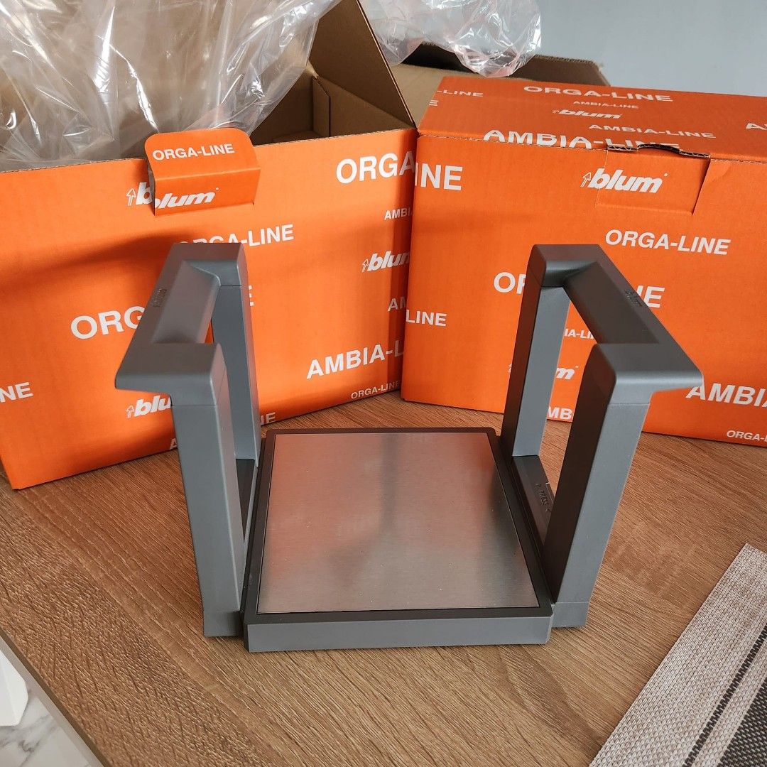 BLUM (ORGA-LINE) plate holder (2 sets) at $30!!, Furniture & Home Living,  Kitchenware & Tableware, Other Kitchenware & Tableware on Carousell
