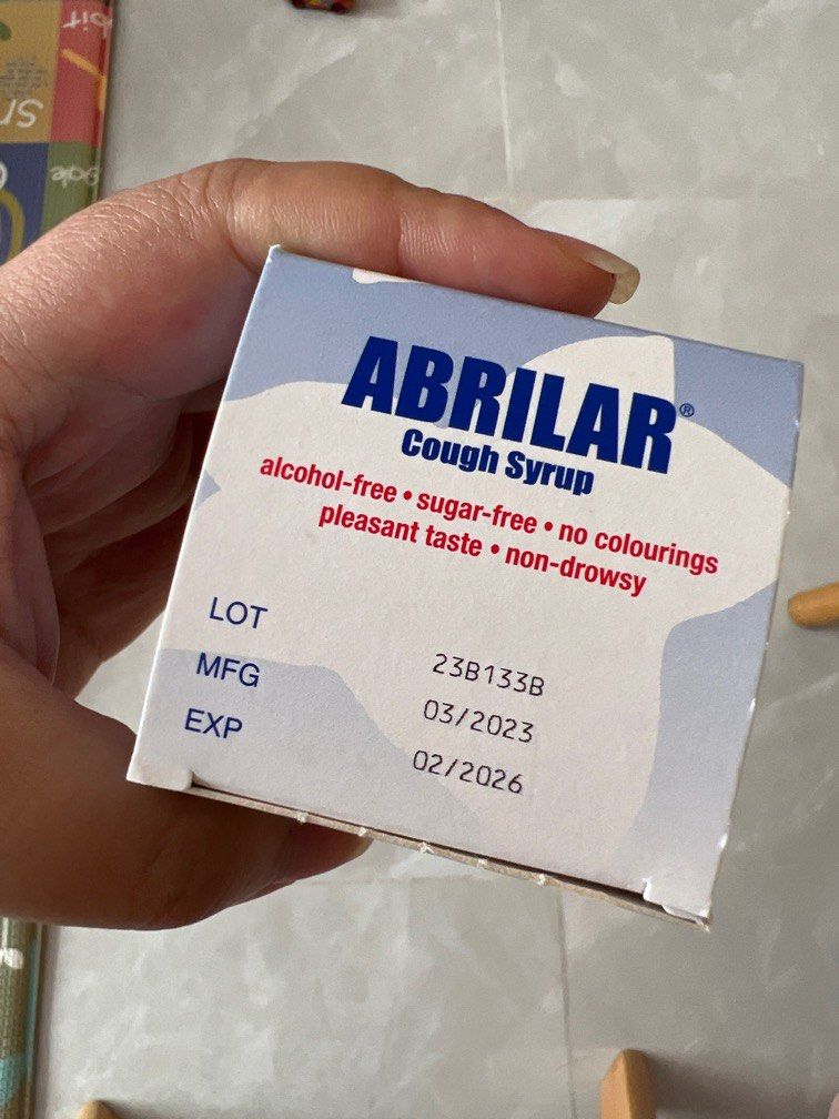 BN Abrilar Cough Syrup 100ml, Health & Nutrition, Health Supplements