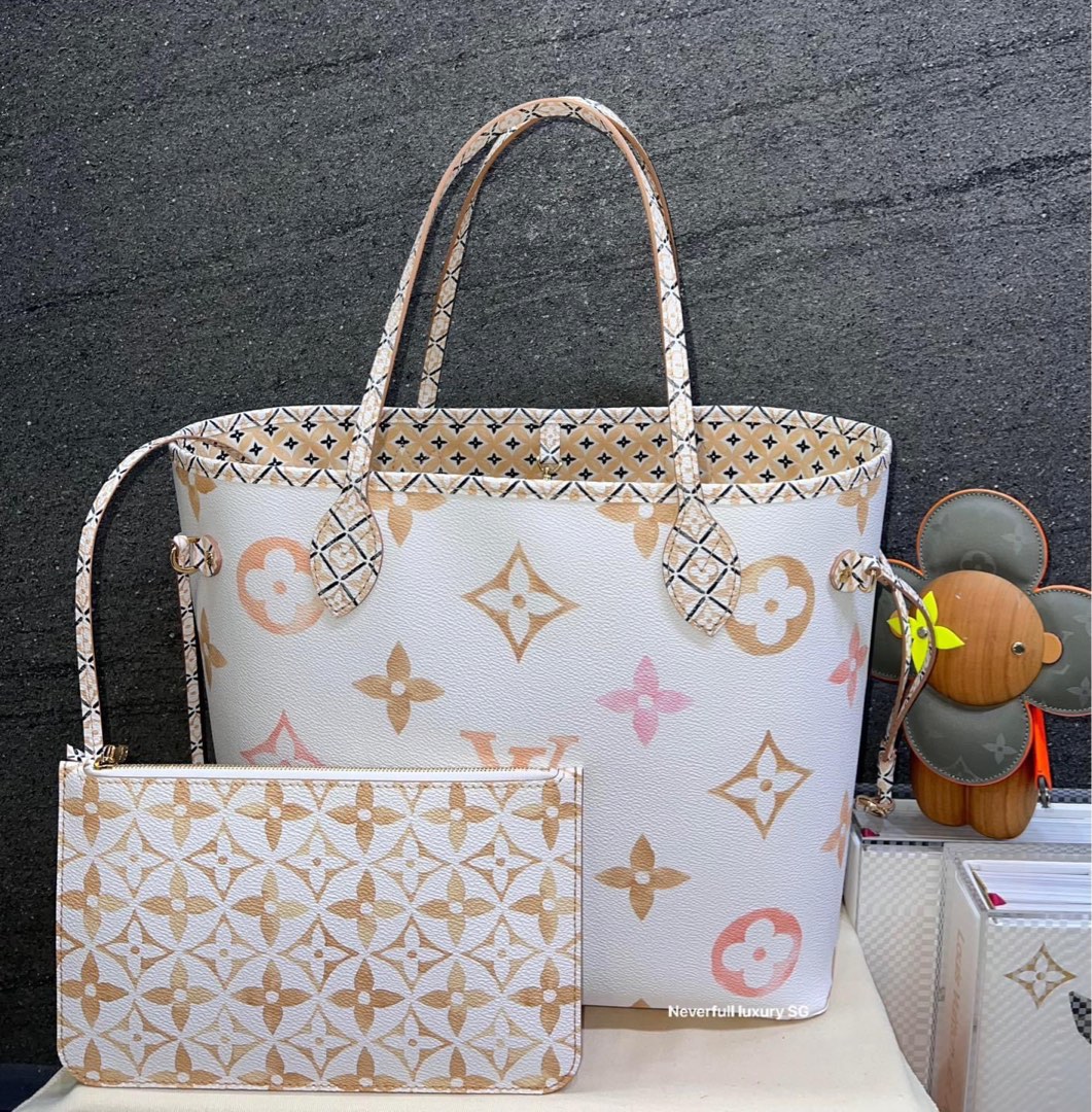 LOUIS VUITTON NEVERFULL MM Damier Ebene Tote bag No.1350