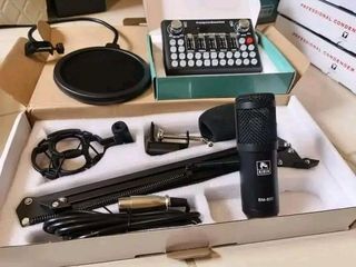 Branded Kirin Condenser Microphone with Authentic F007 full metal soundcard