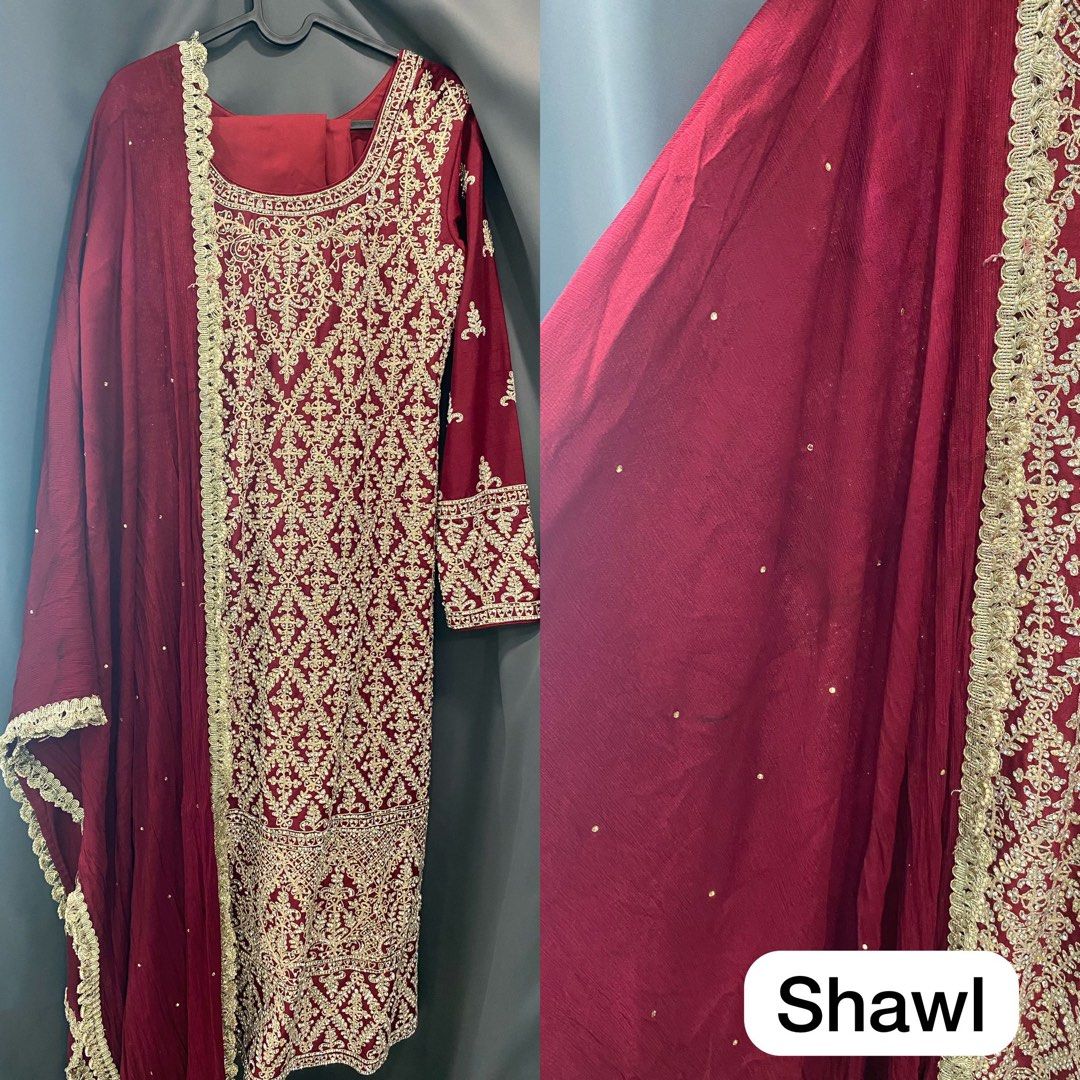 Bridal punjabi suits outlet with heavy dupatta