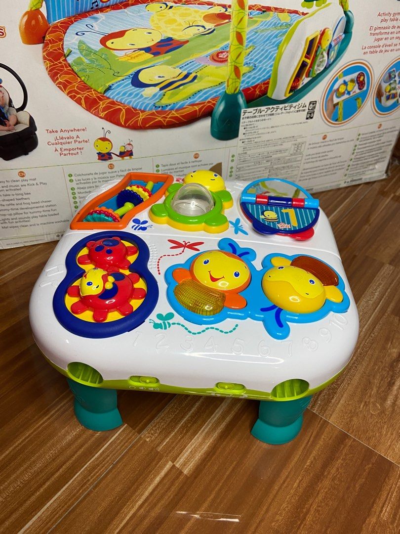 Bright starts 2 in 1 activity deals table and gym