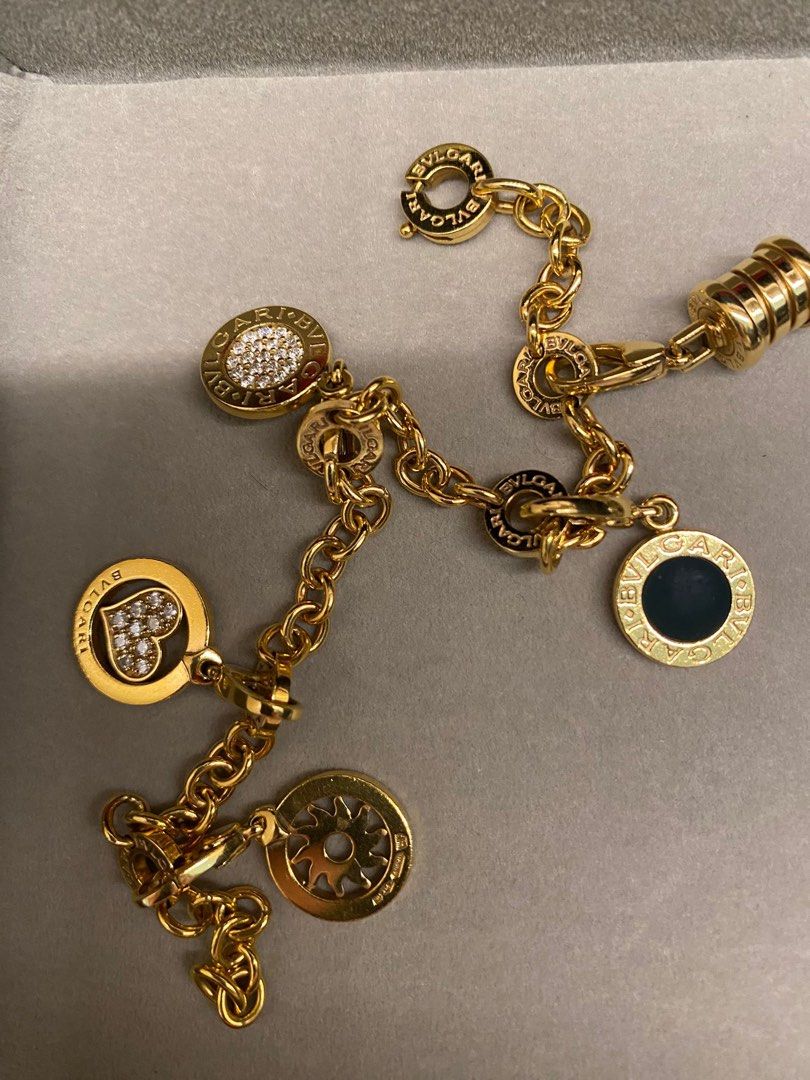 Bvlgari outlet charm bracelet