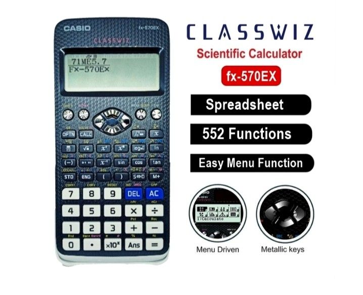 Casio Scientific Classwiz Calculator fx 570EX 552 Functions OEM