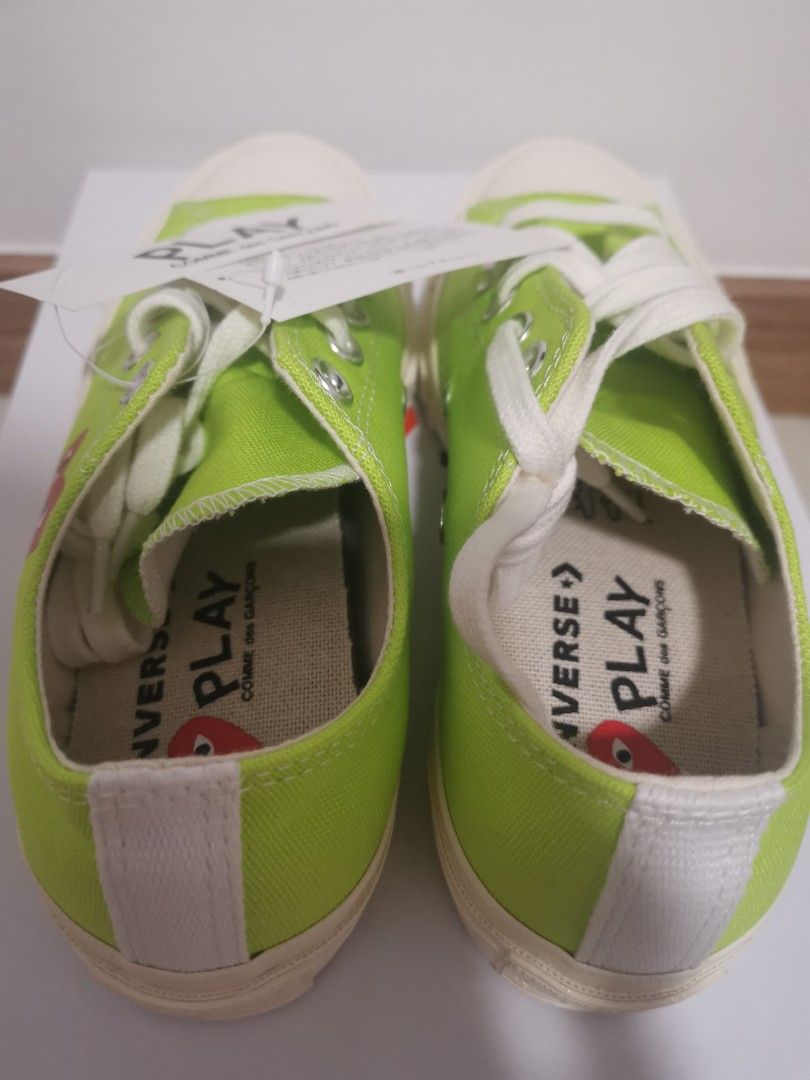 Cdg canvas shoes hotsell