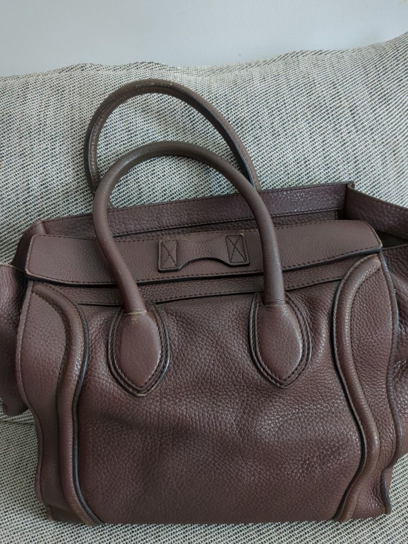 Celine pebbled leather online