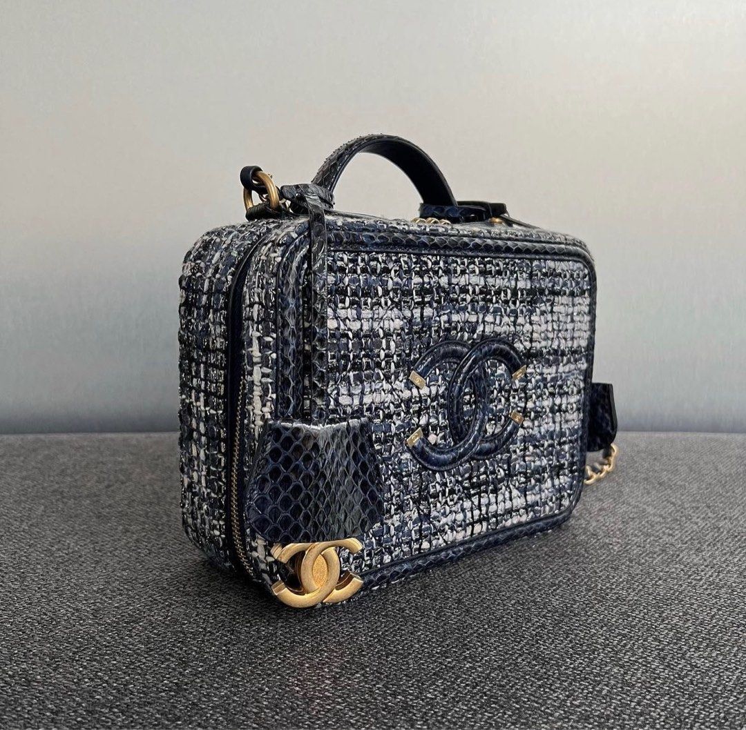 Python chanel top bag price
