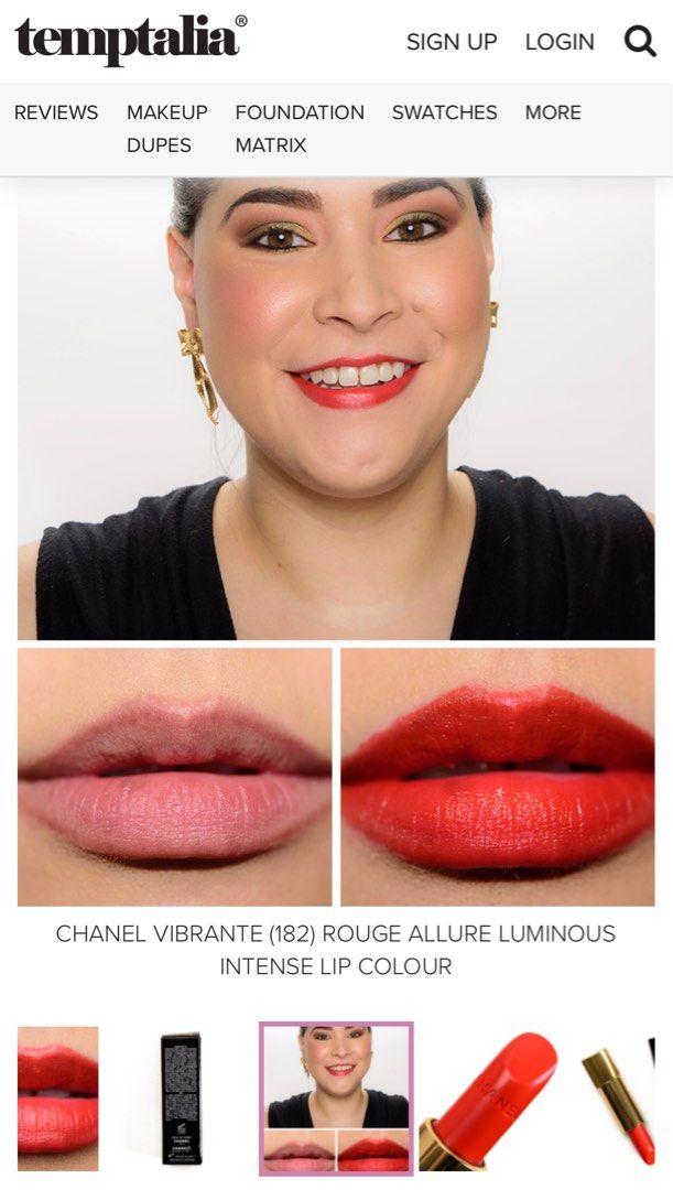 CHANEL Rouge Allure 182 Vibrante (Lipstick), Kesehatan