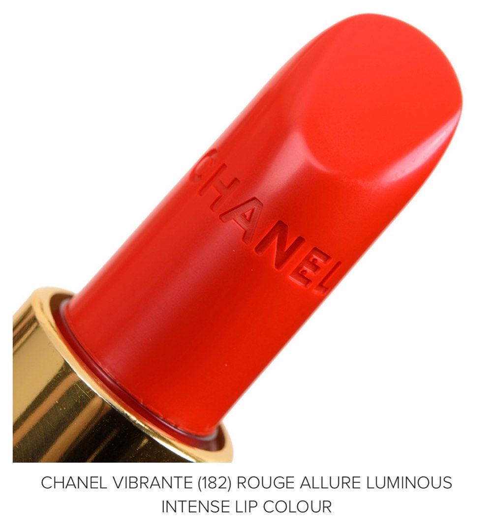 CHANEL Rouge Allure 182 Vibrante (Lipstick) on Carousell