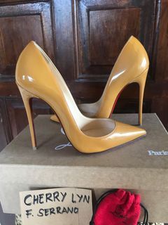 Christian Louboutin So Kate in nude size 37