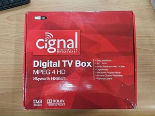 Cignal Digital TV Box with Box