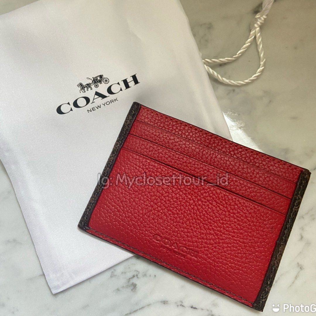 Wallet Card Holder Shopee Coach Wallet Coach Cardholder NEW