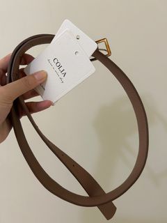 COLIA白色高腰鬆緊西裝褲