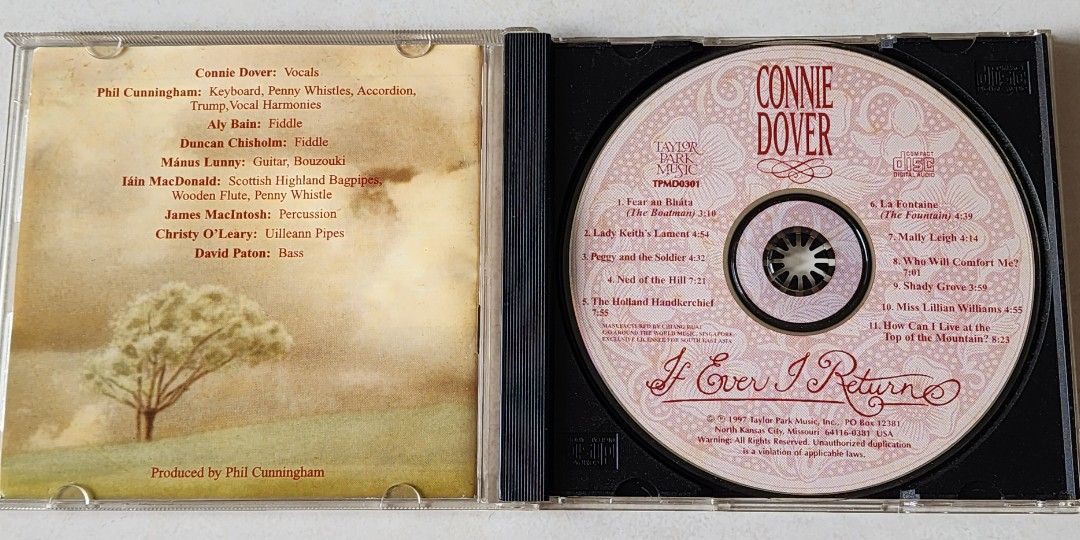 Connie Dover ~ If Ever I Return ( PRINTED IN THE USA ) CD, Hobbies
