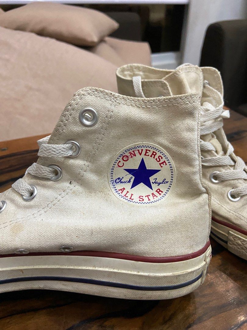 CONVERSE WHITE HIGHCUT on Carousell