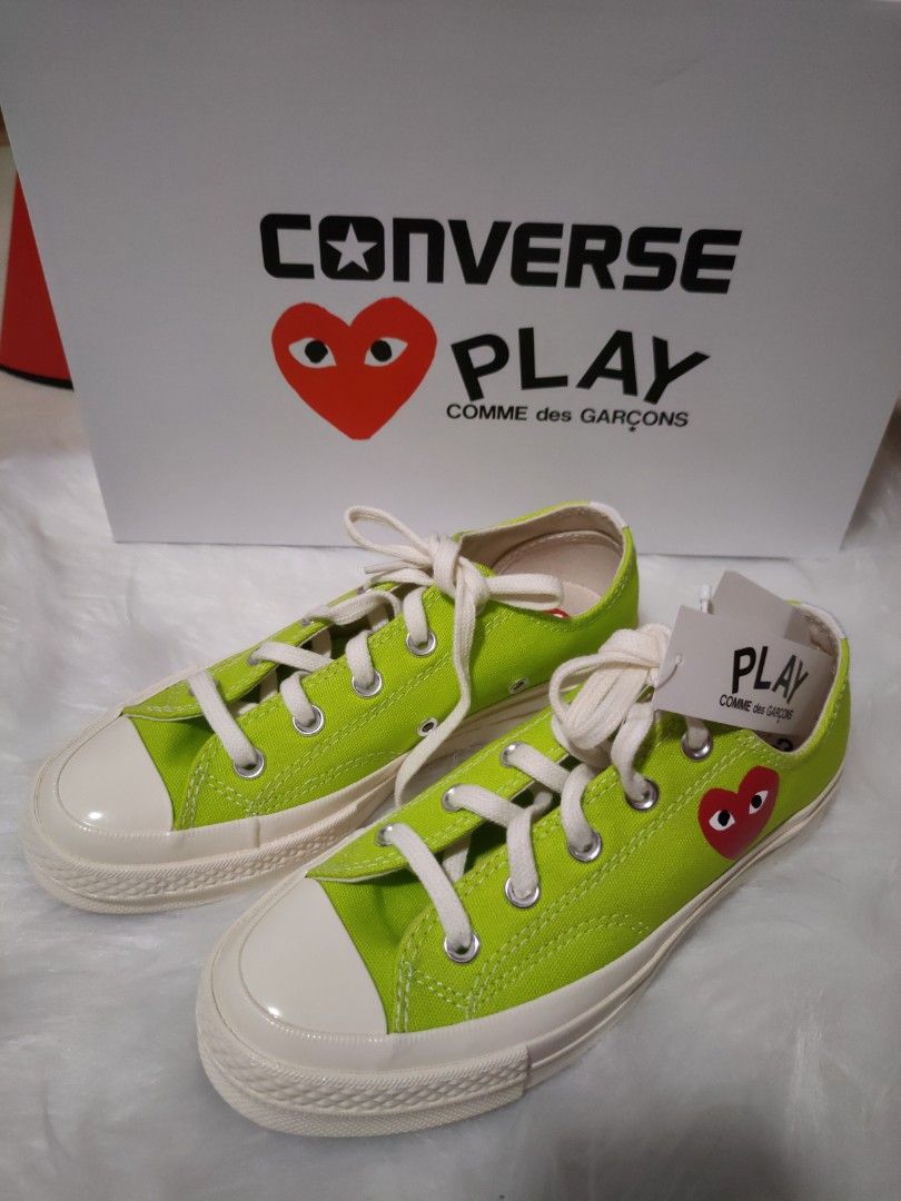 Converse x cdg store green