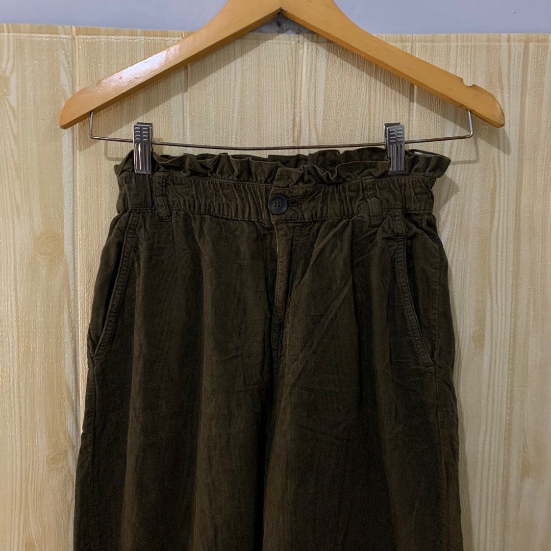 corduroy pants zara on Carousell