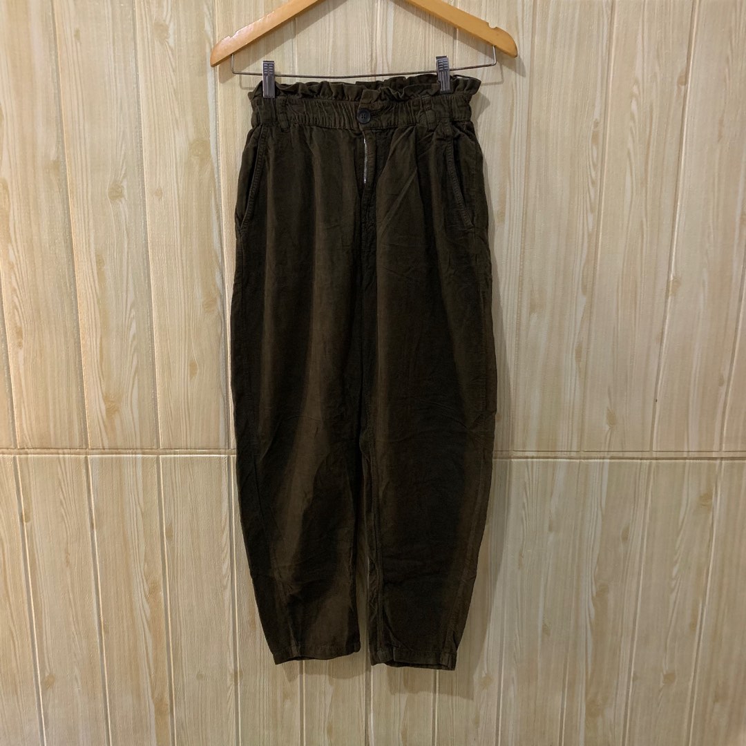 corduroy pants zara on Carousell