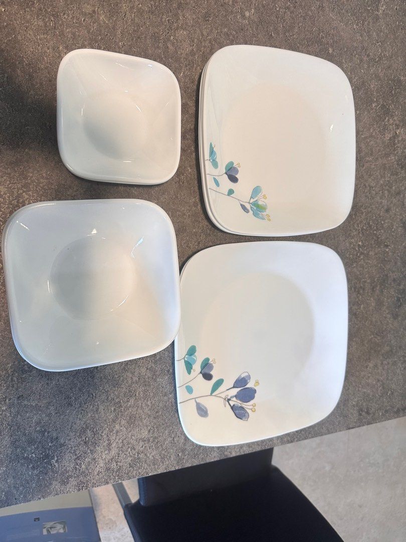 Corelle 12 Piece Dinner Set, Furniture & Home Living, Kitchenware