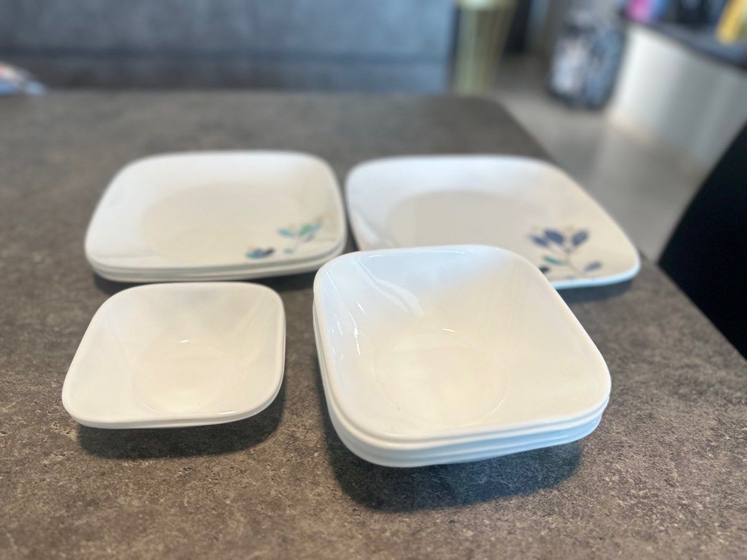 Corelle 12 Piece Dinner Set, Furniture & Home Living, Kitchenware