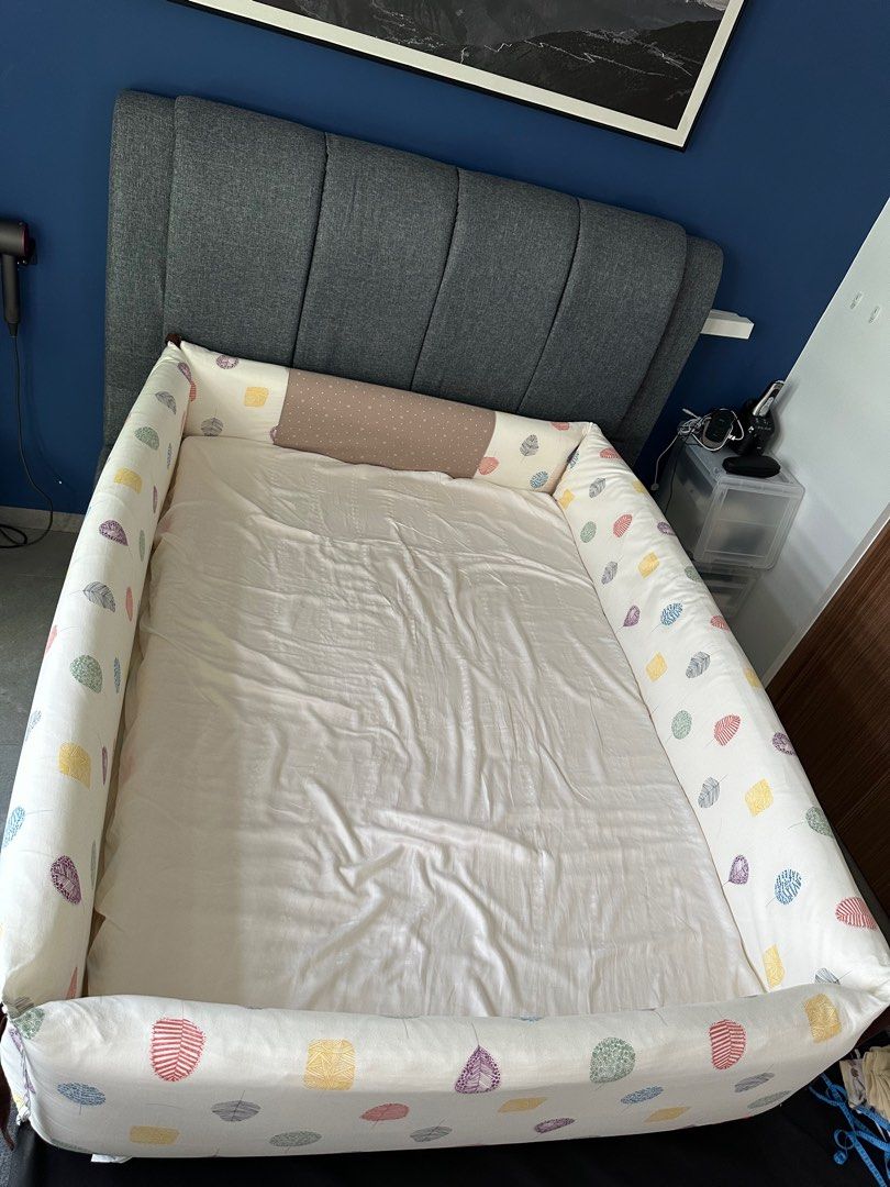 Creamhaus Inua XL Bumper Bed Playmat + customized mattress, Furniture