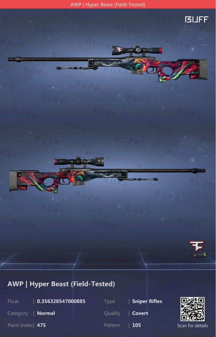CSGO AWP Hyper beast, Video Gaming, Gaming Accessories, In-Game ...
