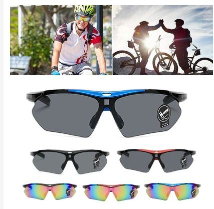 3 Pc Professional Cycling Glasses Shatterproof Sunglasses Casual Sports  Outdoor 