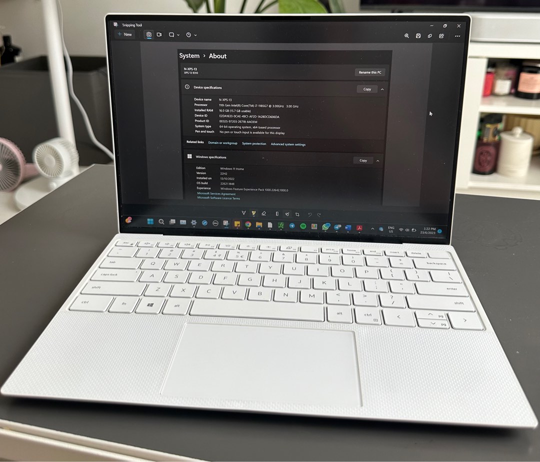 Dell XPS 13 9310 Frost White (Top Spec), Computers & Tech, Laptops