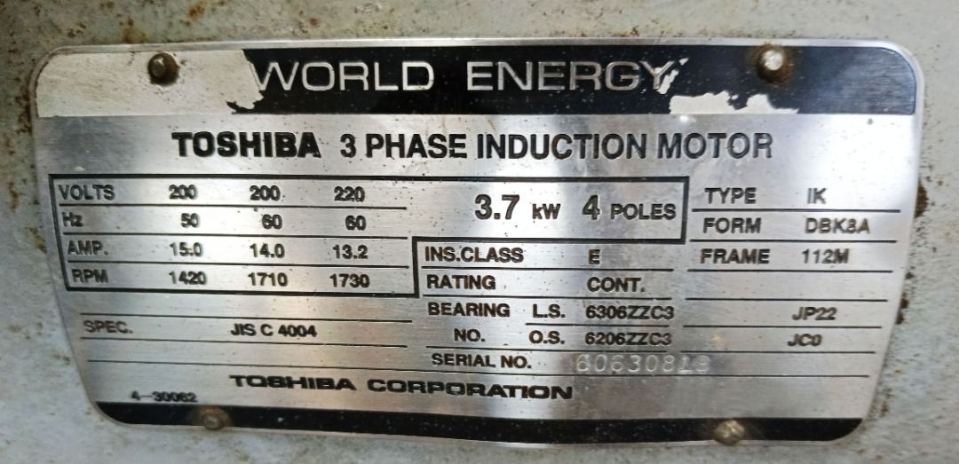 ebara-centrifugal-water-pump-3-x-2-5-220v-3phase-from-japan