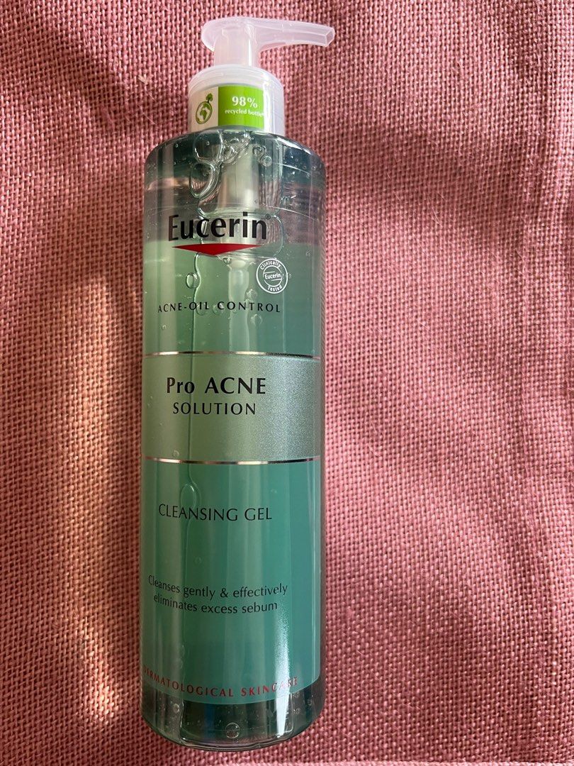 Eucerin Pro Acne Solution Cleansing Gel 400ml, Beauty & Personal Care
